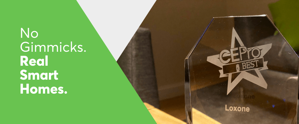 LOXONE Touch Surface Awarded at 2018 CEDIA Expo!
