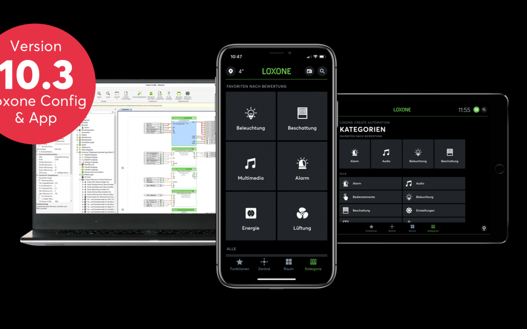 LOXONE Config & App 10.3 – już dostępny
