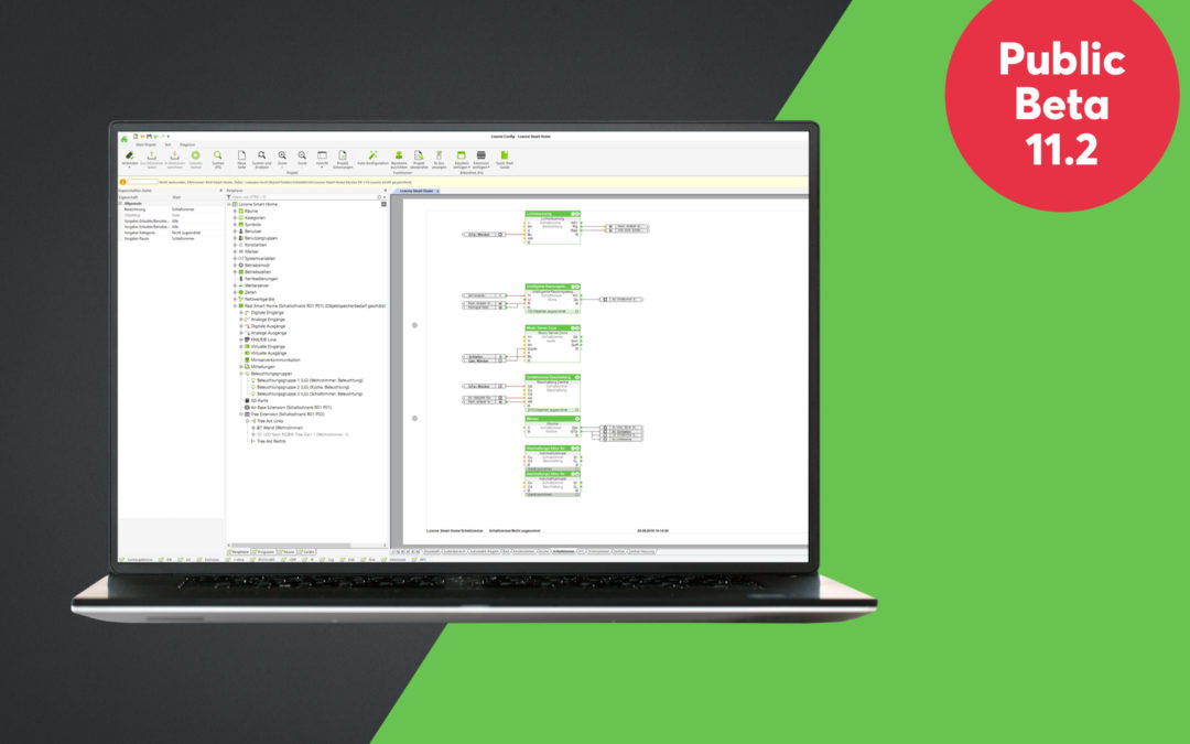 Jetzt verfügbar – LOXONE Config 11.2 Public Beta 2
