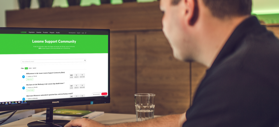 Neu: LOXONE Support Community