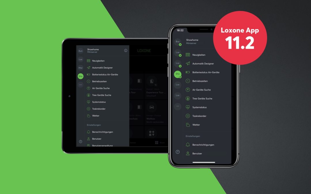 Neu: LOXONE App 11.2