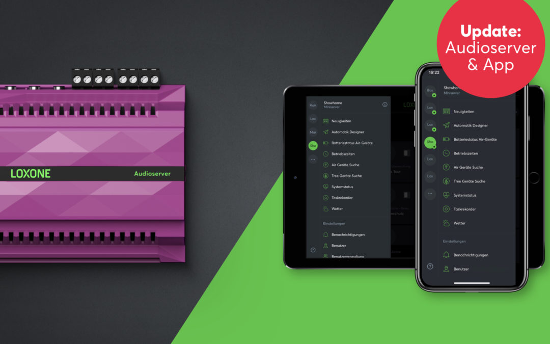Update: LOXONE Audioserver 2.4.11.19 & App 11.2.1