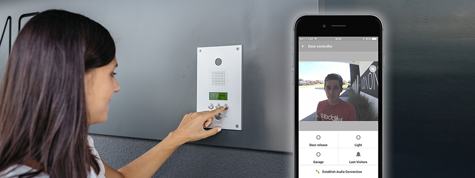 The Smartphone-enabled Video Intercom & Doorbell for your Home