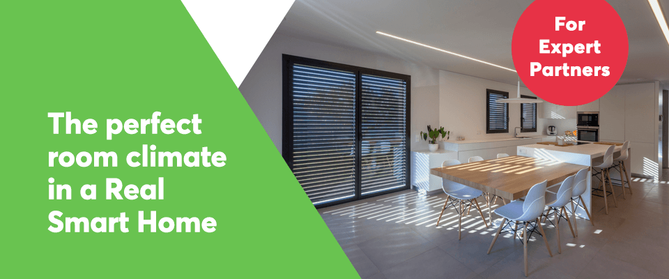 Smart room climate control with LOXONE