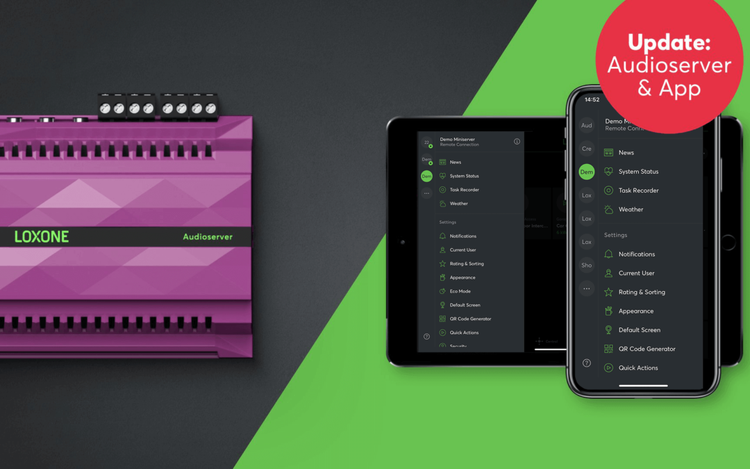 NEW: LOXONE App 11.2.1 & Audioserver Update