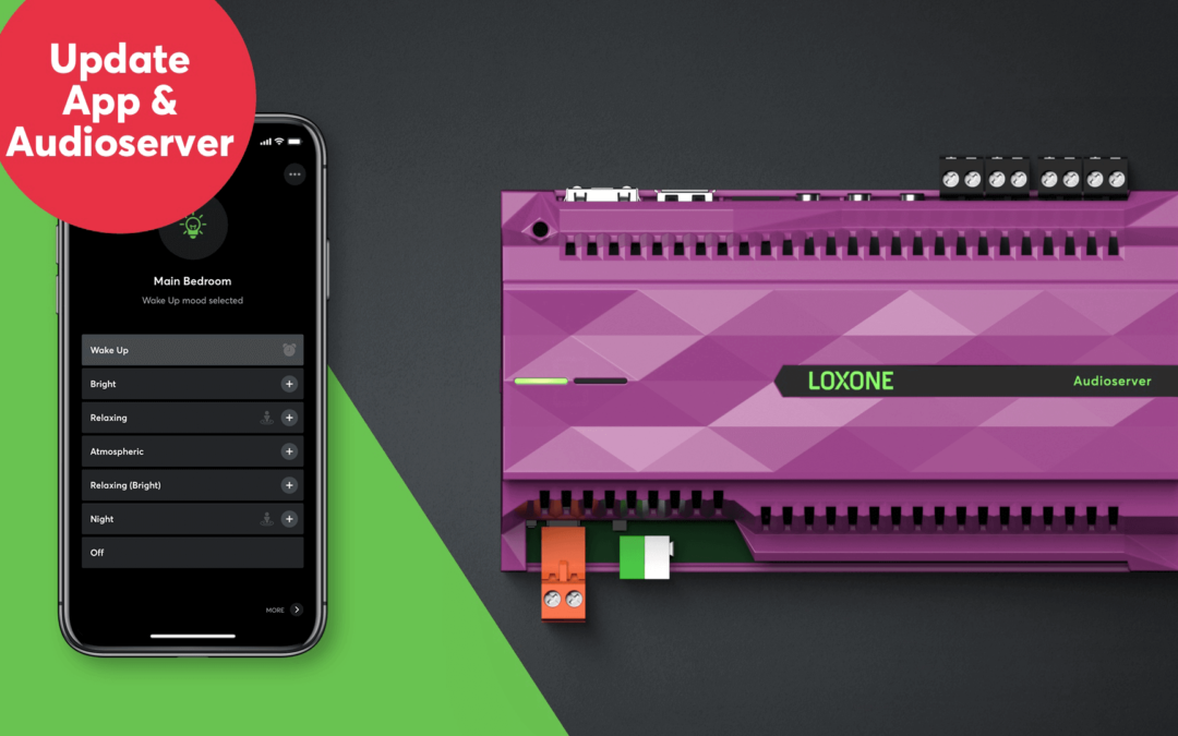 Update: LOXONE App 12.0 & Audioserver 2.5.01.18