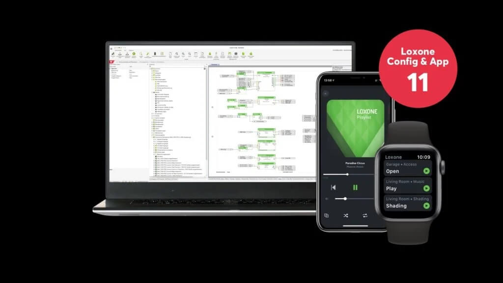 Logiciel domotique LOXONE Config 11
