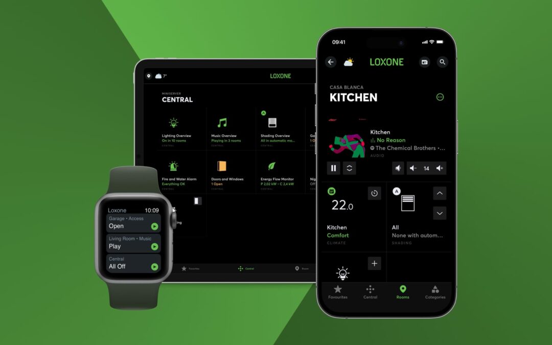 Application LOXONE : le pilotage intelligent de votre bâtiment