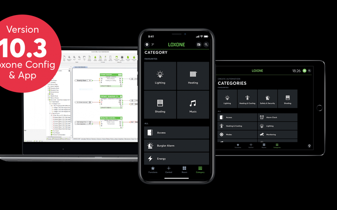 LOXONE Config & App versión 10.3