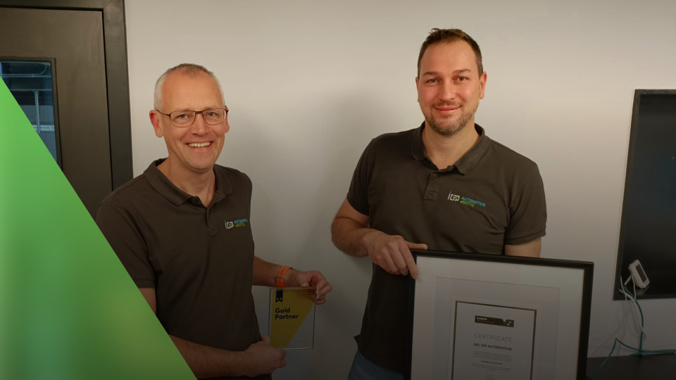 Welkom aan onze nieuwe Waalse Gold Partner: IGP Automation / IGP eMOTIQ